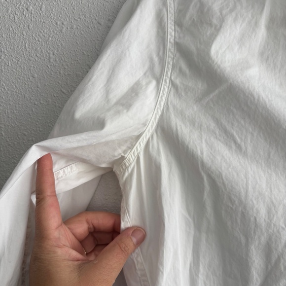 FRANK & EILEEN JOEDY Boyfriend Button-Up Shirt in White - Picture 4 of 9